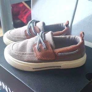 Toddler boy boat shoes